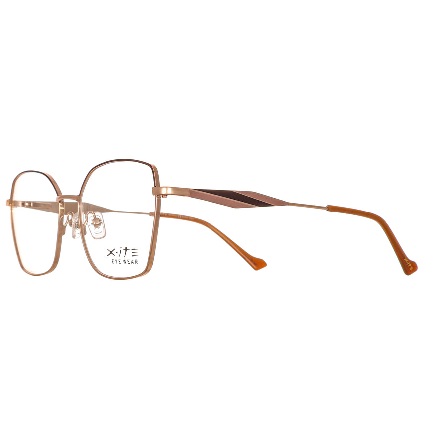 10064 Xite Eyewear's HEXAGONAL Shaped Metal WOMEN's Frame.
