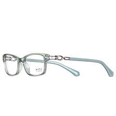 10047 Xite Eyewear's Rectangle Shaped Acetate Women's Frame.
