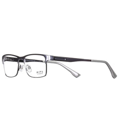 10045 Xite Eyewear's Rectangle Shaped Metal Men's Frame.