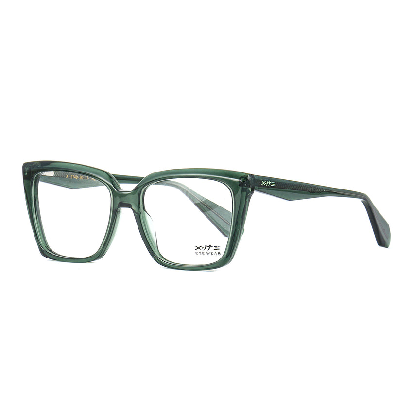 2140 Xite Eyewear's Square Shaped Acetate Women's Frame.