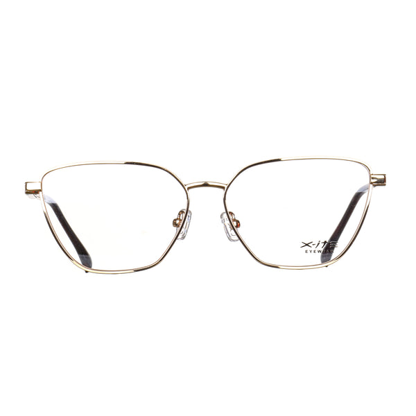 10040 Xite Eyewear's Oval Shaped Metal Women's Frame.