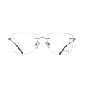 10001 Xite Eyewear's Square Rimless Shaped Metal Men's Frame.