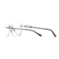 10001 Xite Eyewear's Square Rimless Shaped Metal Men's Frame.