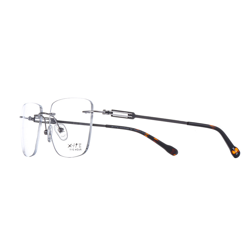 10001 Xite Eyewear's Square Rimless Shaped Metal Men's Frame.