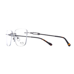 10001 Xite Eyewear's Square Rimless Shaped Metal Men's Frame.