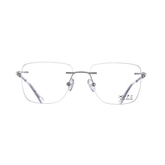 10001 Xite Eyewear's Square Rimless Shaped Metal Men's Frame.