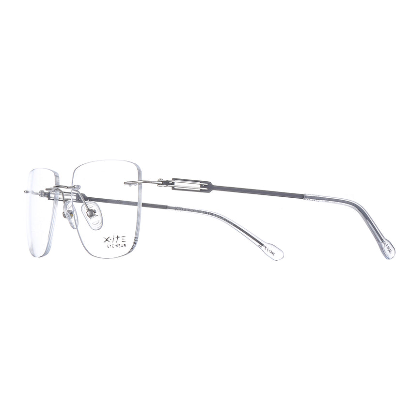 10001 Xite Eyewear's Square Rimless Shaped Metal Men's Frame.