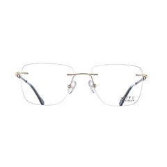 10001 Xite Eyewear's Square Rimless Shaped Metal Men's Frame.