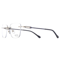 10001 Xite Eyewear's Square Rimless Shaped Metal Men's Frame.