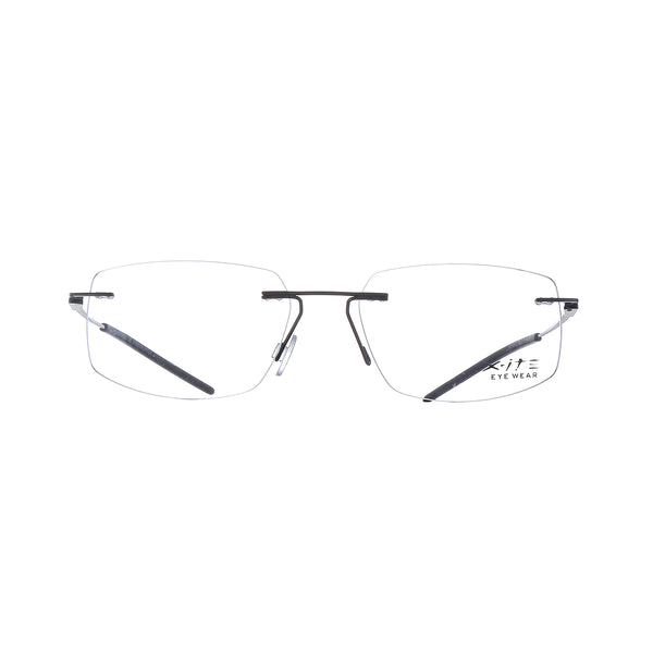 10002 Xite Eyewear's Rectangle Rimless Shaped Metal Men's Frame.