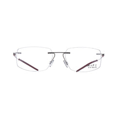 10002 Xite Eyewear's Rectangle Rimless Shaped Metal Men's Frame.