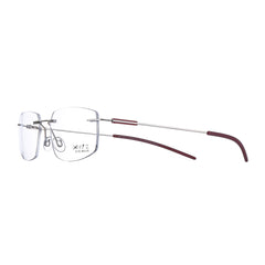 10002 Xite Eyewear's Rectangle Rimless Shaped Metal Men's Frame.