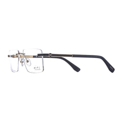 10024 Xite Eyewear's Rectangle Rimless Shaped Metal Men's Frame.