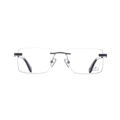 10024 Xite Eyewear's Rectangle Rimless Shaped Metal Men's Frame.