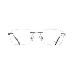 10003 Xite Eyewear's Rectangular Rimless Shaped Metal Men's Frame.