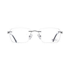 10003 Xite Eyewear's Rectangular Rimless Shaped Metal Men's Frame.