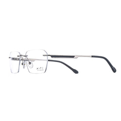 10003 Xite Eyewear's Rectangular Rimless Shaped Metal Men's Frame.