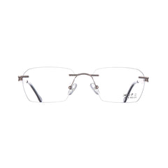 10003 Xite Eyewear's Rectangular Rimless Shaped Metal Men's Frame.