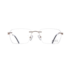 10003 Xite Eyewear's Rectangular Rimless Shaped Metal Men's Frame.