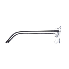 10016 Xite Eyewear's Rimless Double Bridge Shaped Metal Men's Frame.