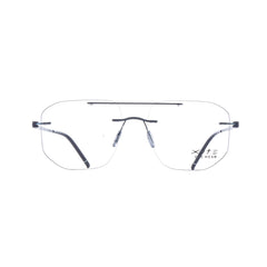 10016 Xite Eyewear's Rimless Double Bridge Shaped Metal Men's Frame.