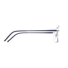 10016 Xite Eyewear's Rimless Double Bridge Shaped Metal Men's Frame.